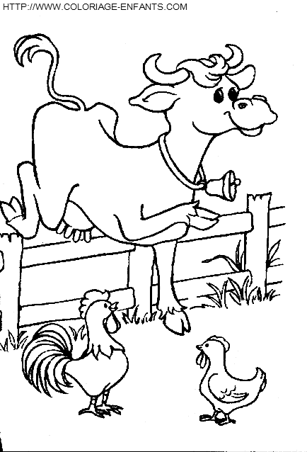 dibujo Vacas