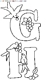 dibujo alfabeto pajaros