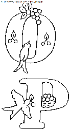 dibujo alfabeto pajaros