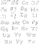 dibujo alfabeto-simple