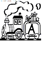 dibujo alfabeto tren