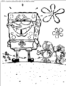 dibujo bob esponja