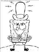 dibujo bob esponja