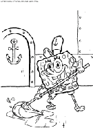 dibujo bob esponja