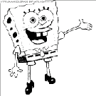 dibujo bob esponja