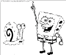 dibujo bob esponja