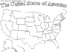 dibujo estados unidos