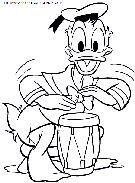 dibujo pato donald