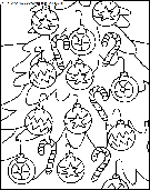 dibujo navidad bolas