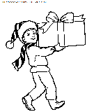 dibujo navidad regalos