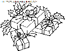 dibujo navidad regalos