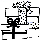 dibujo navidad regalos