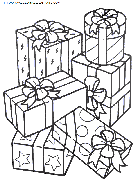 dibujo navidad regalos