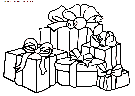 dibujo navidad regalos