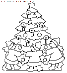 dibujo navidad ninos