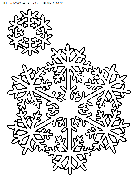 dibujo navidad copos de nieve