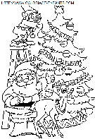 dibujo navidad lutins