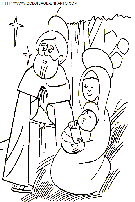 dibujo navidad nino jesus