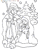 dibujo navidad nino jesus