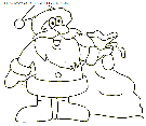 dibujo navidad papa noel