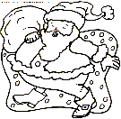 dibujo navidad papa noel