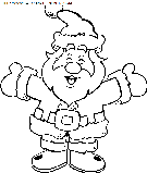 dibujo navidad papa noel