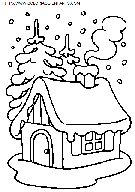 dibujo navidad paisajes