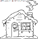 dibujo navidad paisajes