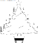 dibujo navidad arbol de navidad