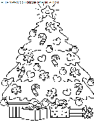 dibujo navidad arbol de navidad