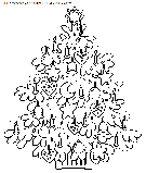 dibujo navidad arbol de navidad