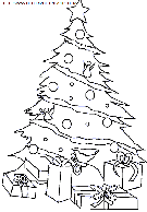 dibujo navidad arbol de navidad