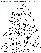 dibujo navidad arbol de navidad