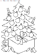 dibujo navidad arbol de navidad