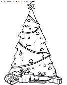 dibujo navidad arbol de navidad