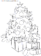 dibujo navidad arbol de navidad