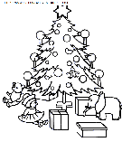 dibujo navidad arbol de navidad