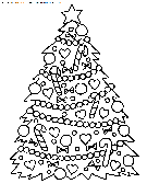 dibujo navidad arbol de navidad