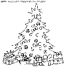 dibujo navidad arbol de navidad