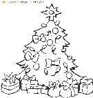 dibujo navidad arbol de navidad