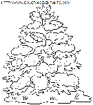 dibujo navidad arbol de navidad