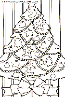 dibujo navidad arbol de navidad