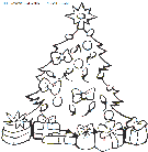 dibujo navidad arbol de navidad