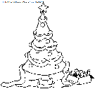 dibujo navidad arbol de navidad