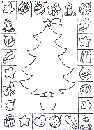 dibujo navidad arbol de navidad