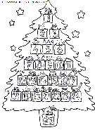 dibujo navidad arbol de navidad