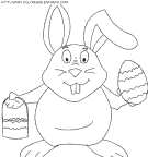 dibujo pascuas conejos