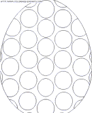 dibujo pascuas huevos