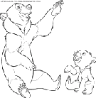 dibujo hermano oso