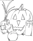 dibujo calabazas halloween